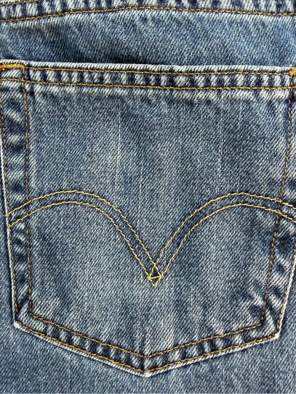 Levi's 505 Regular Fit Jeans Mens W36‎ L34 Blue Denim Straight Leg Zipper Fly